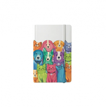 60005499 PETJOY Notebook A5 PetFamily - Colour