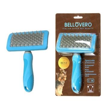 Bellovero Perie baie/ masaj pentru caini si pisici, cauciuc