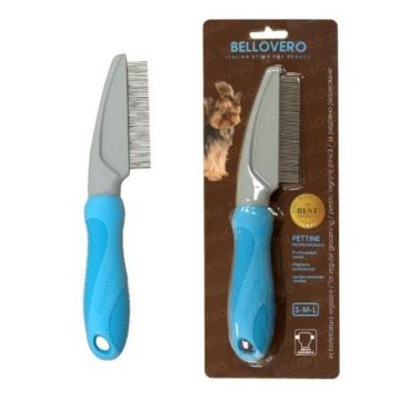 Bellovero Pieptene purici pentru caini, otel