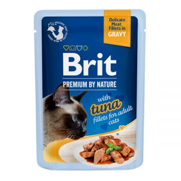 Brit Premium by Nature Cat Delicate Fillets in Gravy with Tuna 85 g