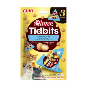 Churu Cat Tidbits Recompense pentru Pisici cu Ton 3 Buc