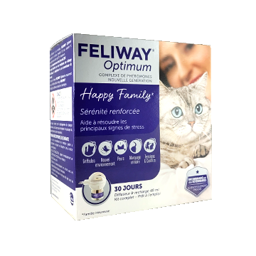 Difuzor antistres pentru pisici Feliway Optimun, plus Rezerva, 48 ml