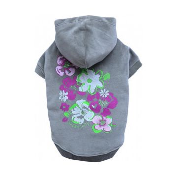 Hanorac fleece cu gluga - Gri - XXL