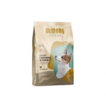 Hrana uscata pentru caini Remi Premium Junior Small Breed cu Pui și Curcan 1kg