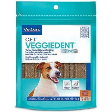 Veggiedent Fr3sh Small Dog (5 - 10 kg), 15 bucati