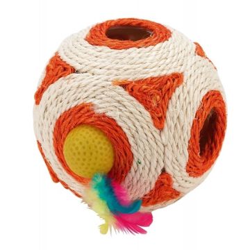 Zar din sisal cu zornaitoare - 12cm