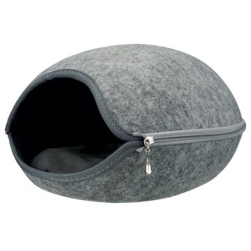 Cos Luna cu Fermoar 40x24x46 cm Gri 36316