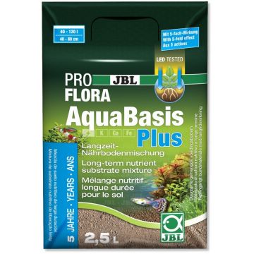 Fertilizant substrat JBL ProFlora AquaBasis Plus 2,5 l, 3 kg