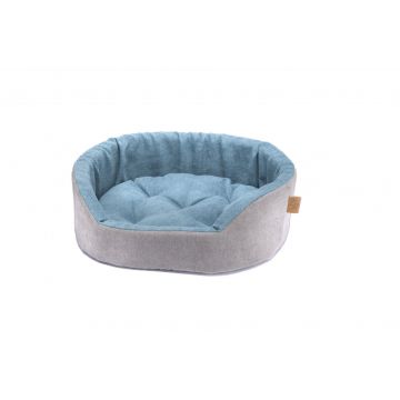 Leopet Culcus Bed Lux Light Blue, 55x41x15 cm