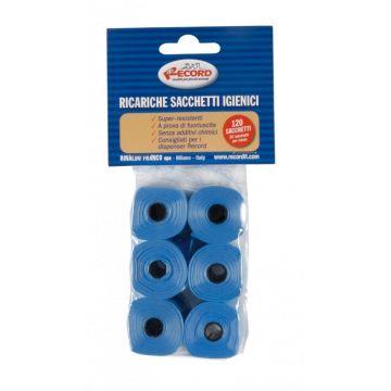 Pungi igienice pentru caini, set 6 role x 20 buc