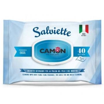 Servetele pentru curatare cu parfum excel, Camon, 40 buc