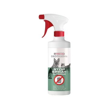 Spray Repelent Pentru Caini Si Pisici Oropharma Stop Outdoor, 500 ml
