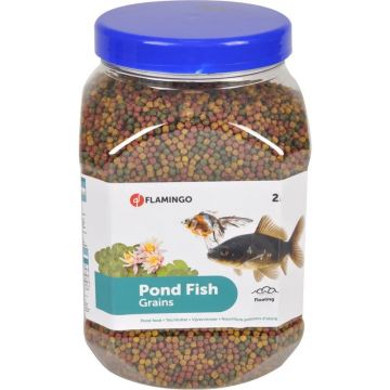 FLAMINGO Hrană granule pentru peştii din iaz 2L/650 grame