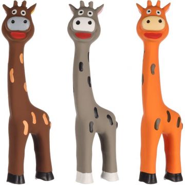 FLAMINGO Jucărie din latex pentru câini, Girafă, 24 cm