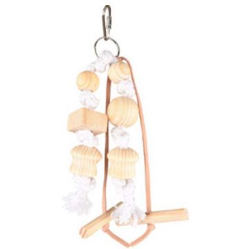 FLAMINGO Jucărie din lemn pentru colivie nimfă Appi Sticks, 22cm