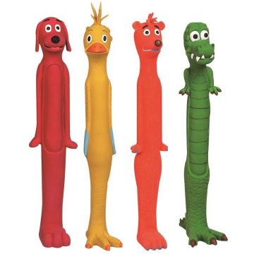 FLAMINGO Jucărie pentru câini Animale din latex 30x4cm, div. modele şi culori