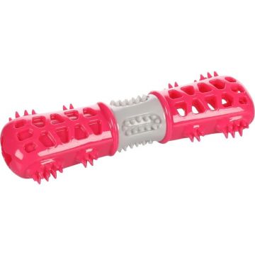 FLAMINGO Jucărie pentru câini, de ros cu eliberare de recompense, Fuchsia 24,4cm