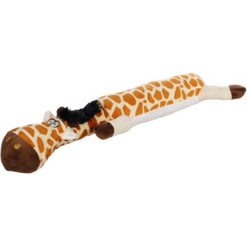 FLAMINGO Jucărie pentru câini, girafă din pluş, 19x57x9CM