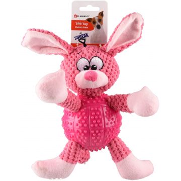 FLAMINGO Jucărie pentru câini Iepure, 32cm, Roz