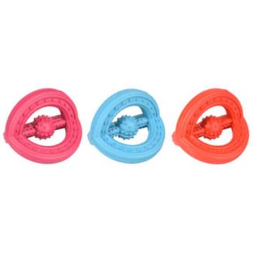 FLAMINGO Jucărie pentru câini Ruffus, din cauciuc 9cm, diverse culori