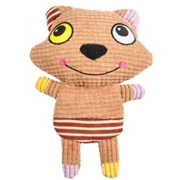 FLAMINGO Jucărie pentru câini Vulpe din pluş 23cm