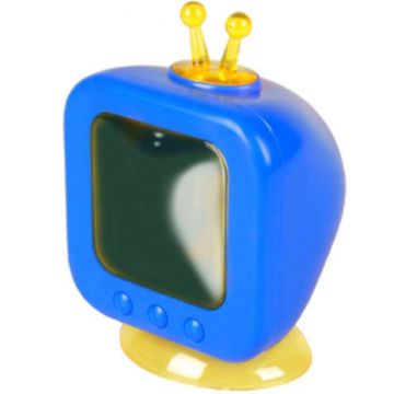 FLAMINGO Jucărie pentru hamsteri Televizor Bertrand albastru 9x7x13cm