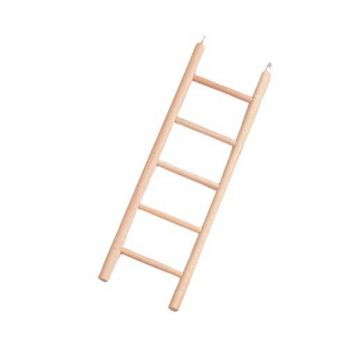FLAMINGO Jucărie pentru păsări Scară de lemn cu trepte, 7x22cm