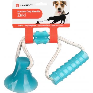 FLAMINGO Jucărie ZUKI pentru câini, Albastru
