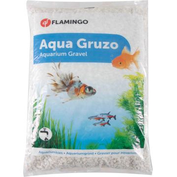FLAMINGO Pietriş  pentru acvarii, 10kg, Alb