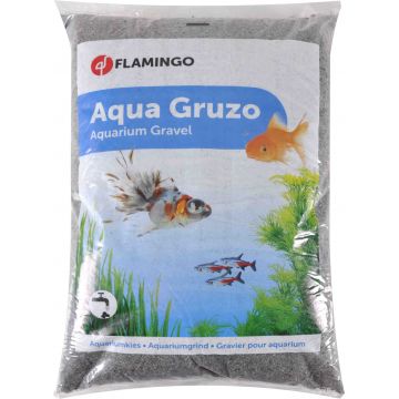 FLAMINGO Pietriş  pentru acvarii, 9kg, Alb-Negru