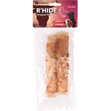 FLAMINGO Recompense pentru câini Coaste Raţă, 17cm, 2buc, 110g