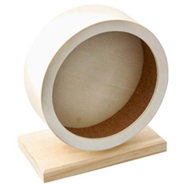FLAMINGO Roată pentru hamsteri, din lemn, diametru 16cm