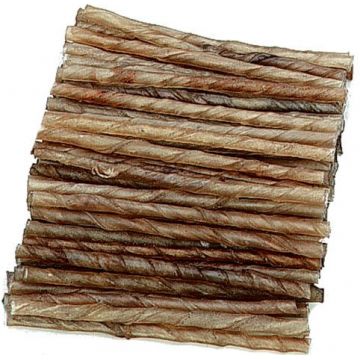 FLAMINGO Snack pentru câini, Piele deshidratată, 12 cm, 100 buc/cutie