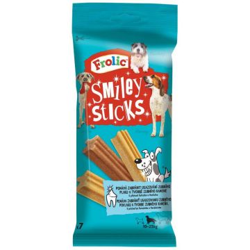 FROLIC Recompense pentru câini Smiley Sticks 175g