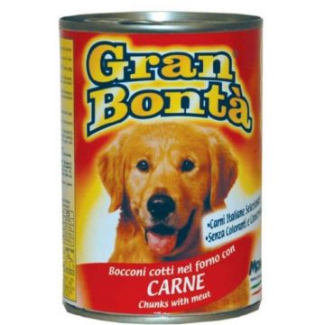 GRAN BONTA Conservă pentru câini, cu Carne de Vită 400g