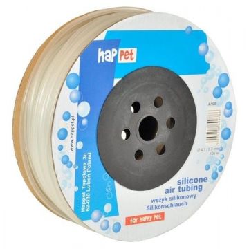 Happet, Furtun din Silicon, Rola 100 m, Transparent