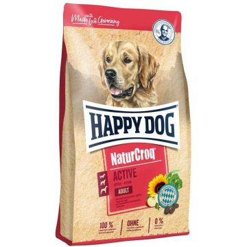 HAPPY DOG Natur Croq Active pentru câini cu necesar mare de energie 15kg
