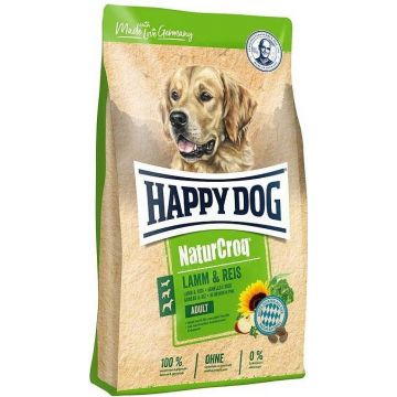 HAPPY DOG Natur Croq pentru câini adulţi Miel/Orez