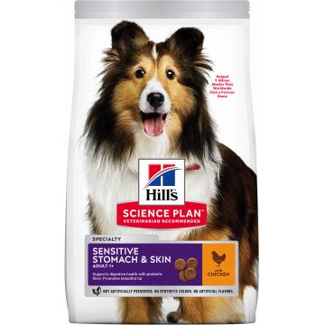 HILL's Canine Adult SENSITIVE STOMACH & SKIN, cu Pui