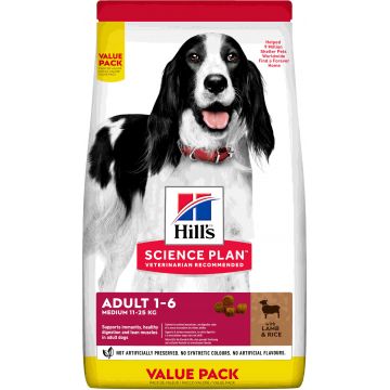 HILL's Canine Adult Talie Medie, cu Miel şi Orez