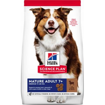 HILL's Canine MATURE Talie Medie cu Miel şi Orez