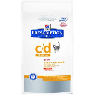 HILL's PD FELINE C/D Urinary Stress Hrană uscată pt vezica urinară şi uretră
