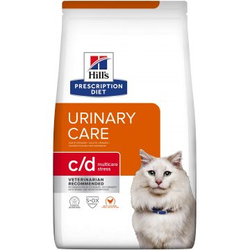 HILL's PD FELINE C/D Urinary Stress Hrană uscată pt vezica urinară şi uretră