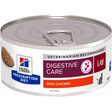 HILL's PD FELINE I/D Conservă pentru pisici cu probleme gastrointestinale 156g