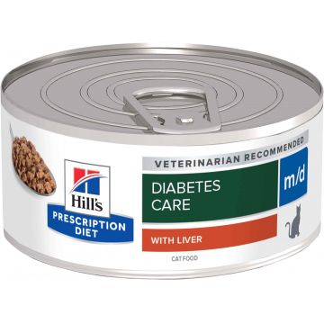 HILL's PD FELINE M/D Conservă pentru diabet sau obezitate 156g
