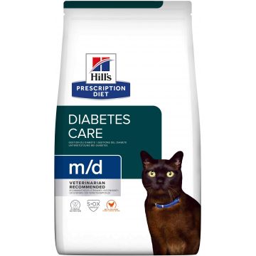 HILL's PD FELINE M/D Hrană uscată pentru diabet sau obezitate 1,5kg