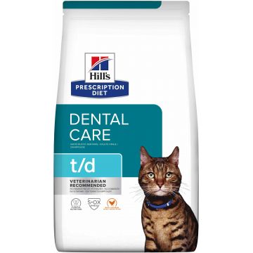 HILL's PD FELINE T/D Hrană uscată pentru boli stomatologice 3 kg
