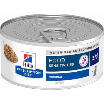 HILL's PD FELINE Z/D Conservă pentru prevenirea alergiilor la hrană 156g