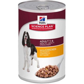 HILL's SP Conservă hrană umedă pentru câini Adult, Carne Pui 370g