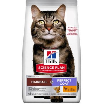 HILL's SP Feline Adult Hairball/ Perfect Coat 1,5 kg